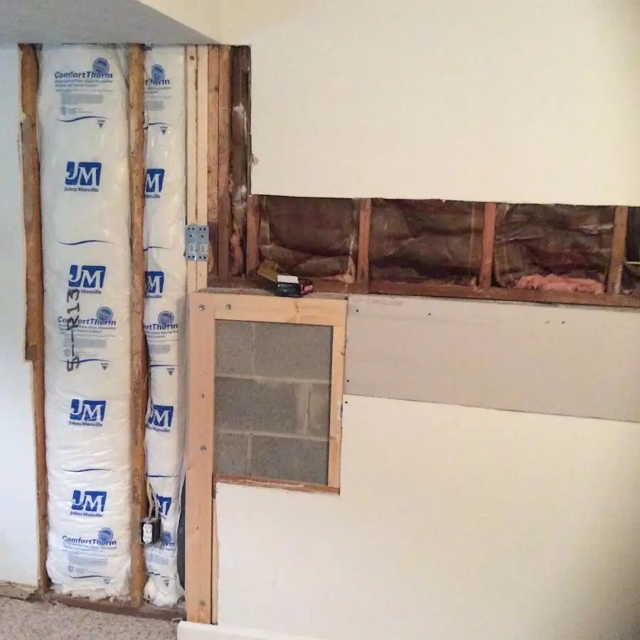 Wall insulation replacement during Structural Drying in Fruitland